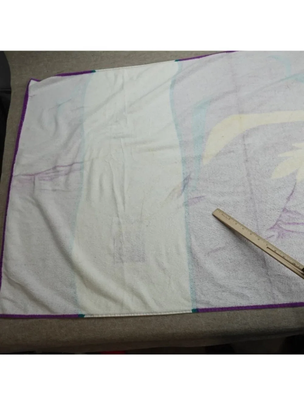 Players Inc NFL Beach Towel Purple Vintage 30 x 66